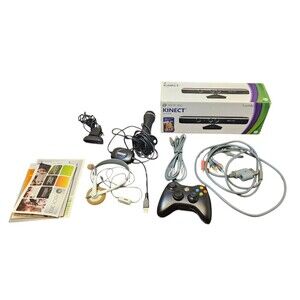 Microsoft Motion Sensing Gaming Controller Xbox 360 Extras Accessories Bundle